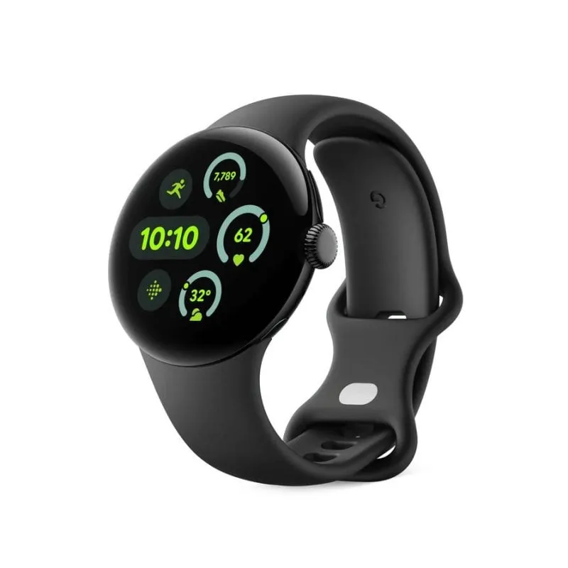 Cinturino Google per Pixel Watch 3 45mm Argento Fluoroelastomero L