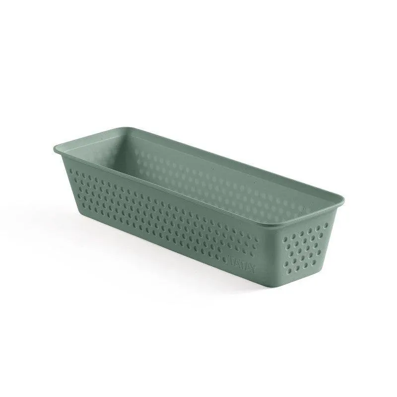 Organizzatore per cassoni Tatay Bohol Slim Plastica Riciclata Verde Sage