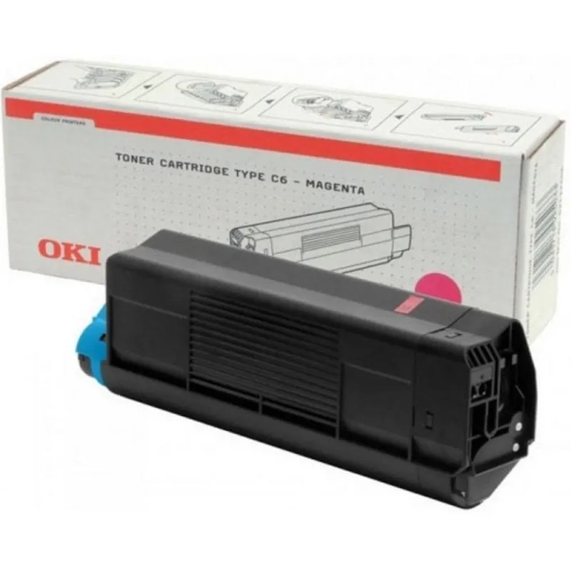 Toner Magenta Original OKI per Stampanti LED C5100 C5200 C5300 C5400
