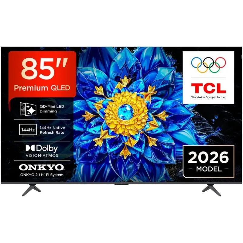 TV TCL QD Mini LED P8L 85P8L 85" 4K UltraHD 144Hz Smart TV Google TV Dolby Vision HDR10+