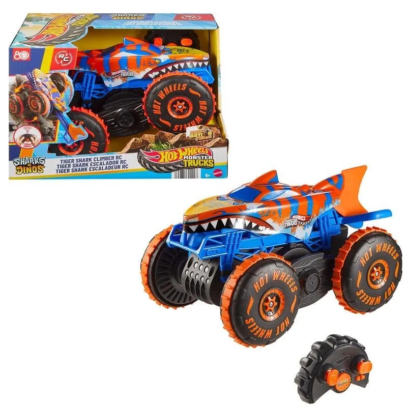 Camion Monster Hot Wheels JFR39 Controllo Remoto Wireless Plastico Multicolore