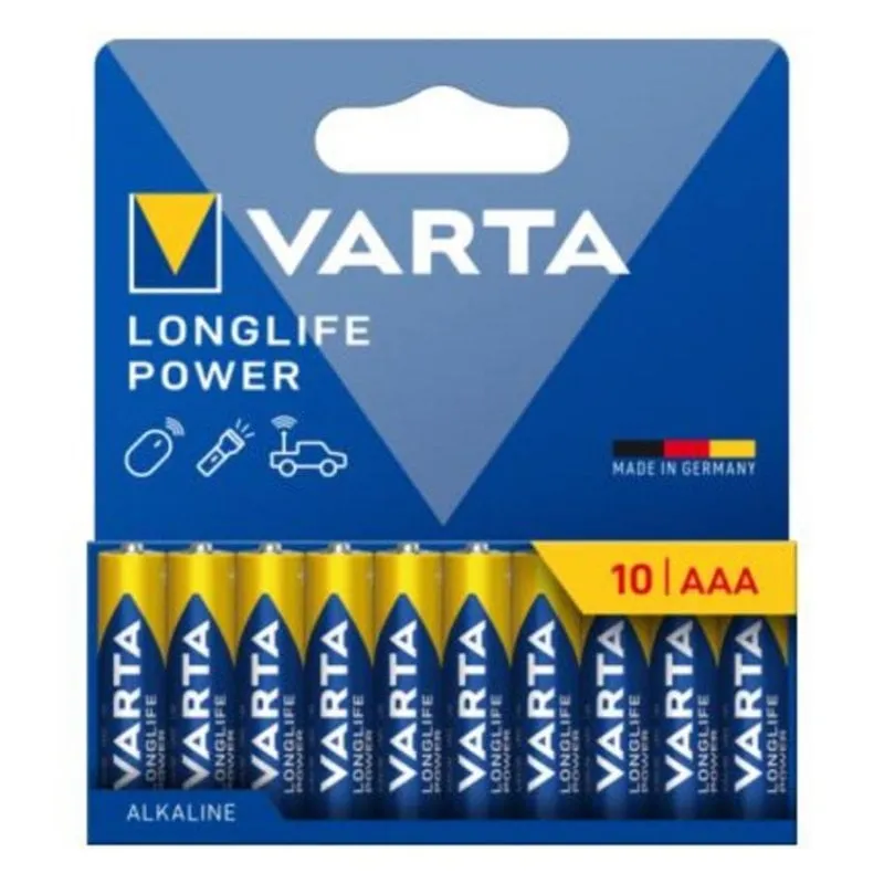 Pila Varta AAA Alcalina 1.5V 10 pezzi