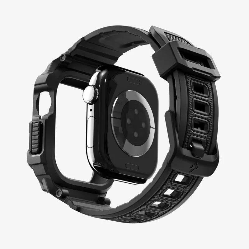 Cover Spigen Rugged Armor Pro 2 per Apple Watch 10 e 11 (46mm) Nera