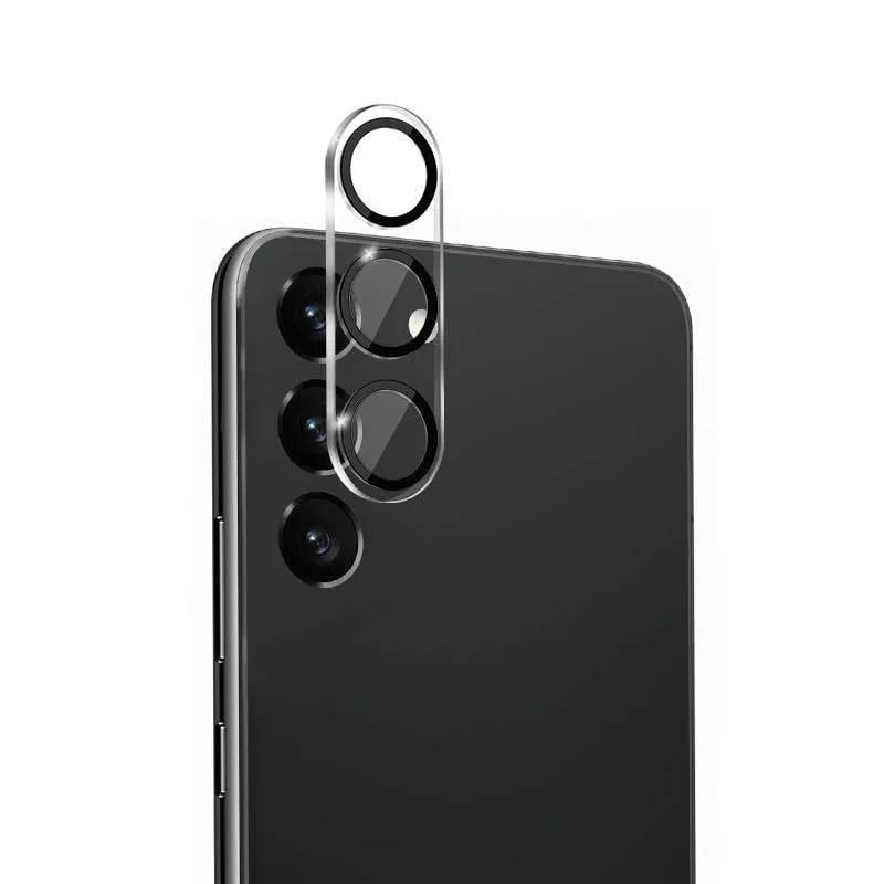 Protettore per fotocamera Crong per Samsung Galaxy S23, vetro temperato 9H, trasparente