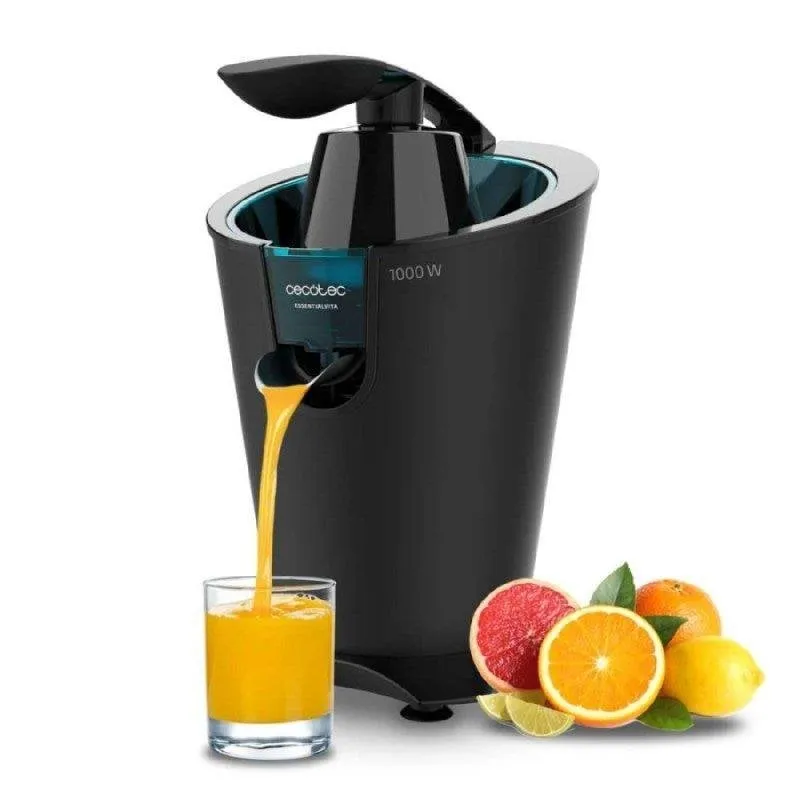 Estrattore a braccio elettrico Cecotec Essentialvita Powerfresh 1000 Black 1000 W