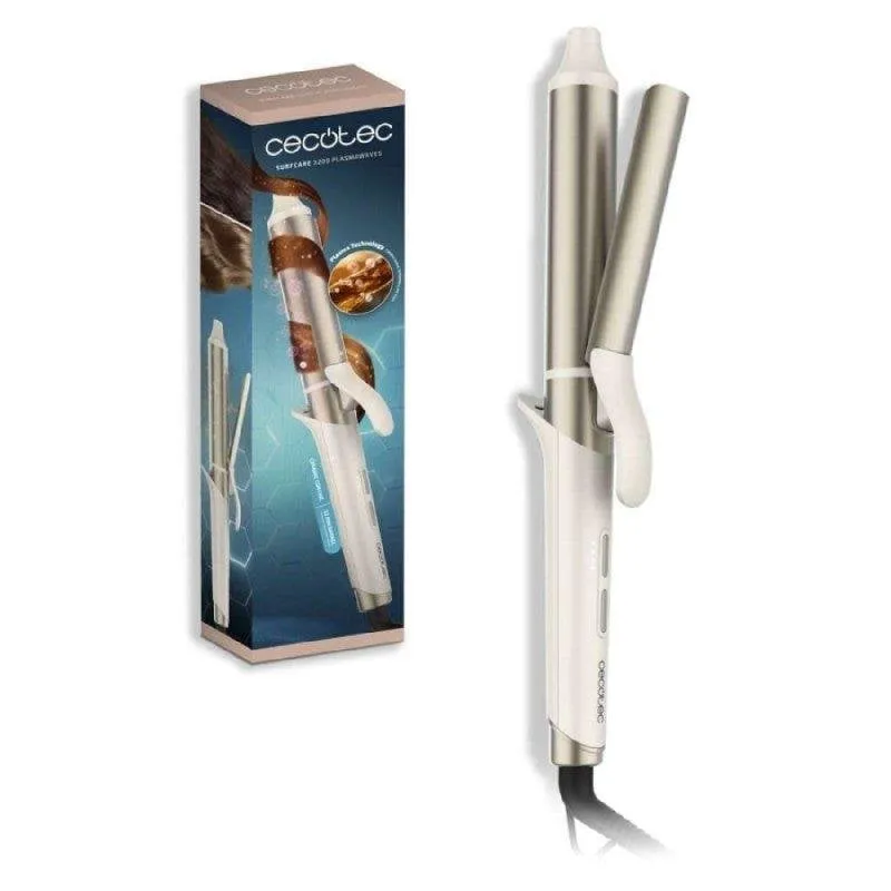 Ferro Arricciacapelli Cecotec Surfcare 3200 PlasmaWaves Ceramica 32mm 140-200°C Pinza Spegnimento Auto