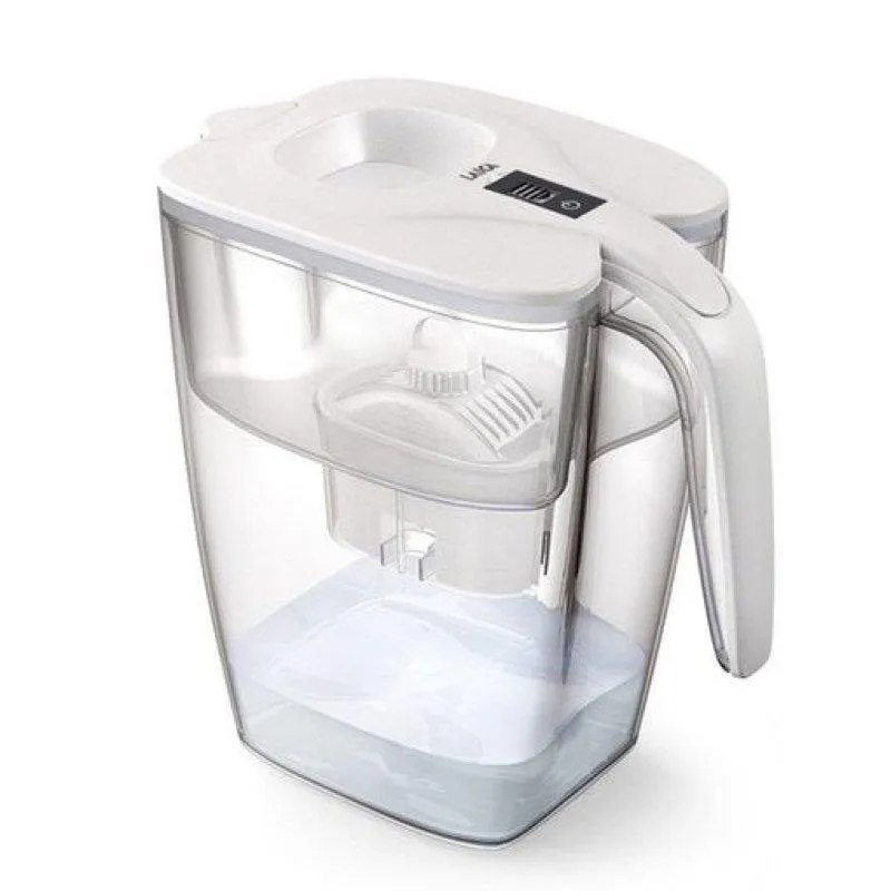 Brocca Filtrante Laica Milan J81 XXL 3,7 L Bianca con Timer Analogico