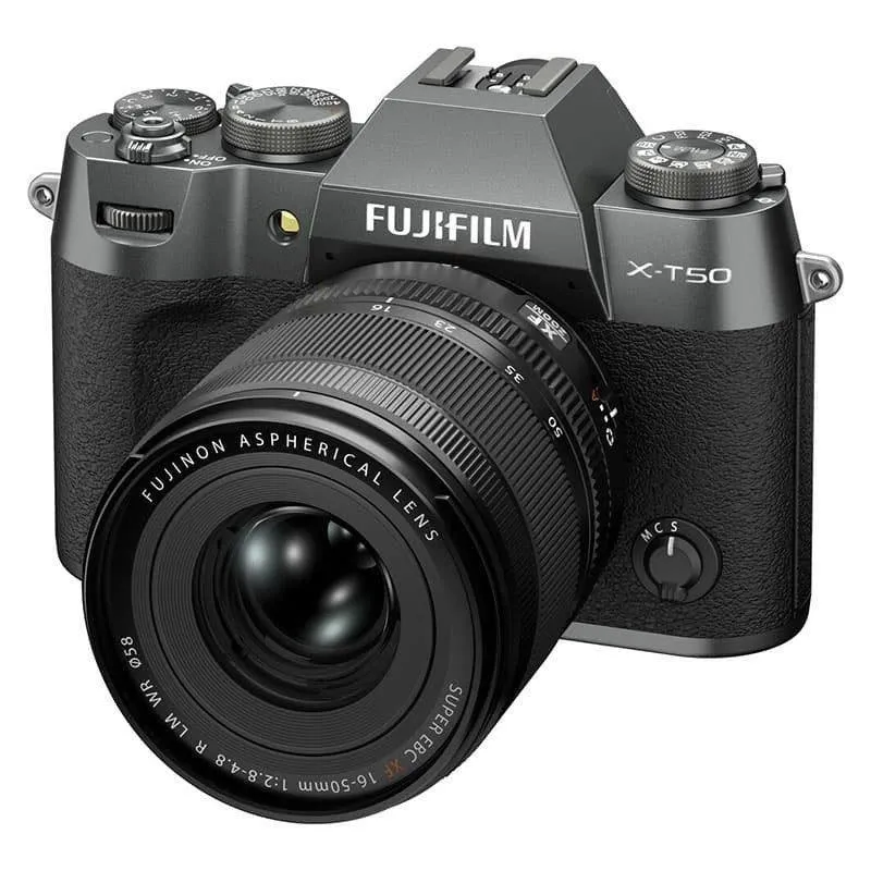Fotocamera mirrorless Fujifilm X-T50 40,2MP 16-50mm WiFi Bluetooth Carbonio
