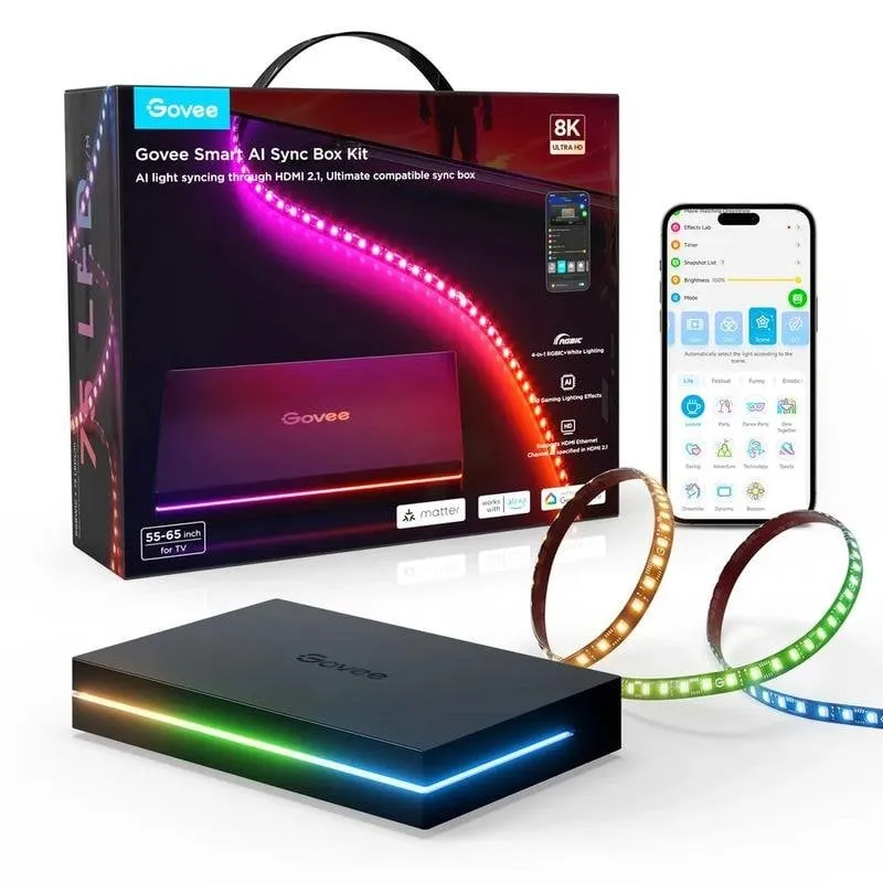 Tira luce intelligente Govee H8604 Wi-Fi/Bluetooth Multi 450 lm