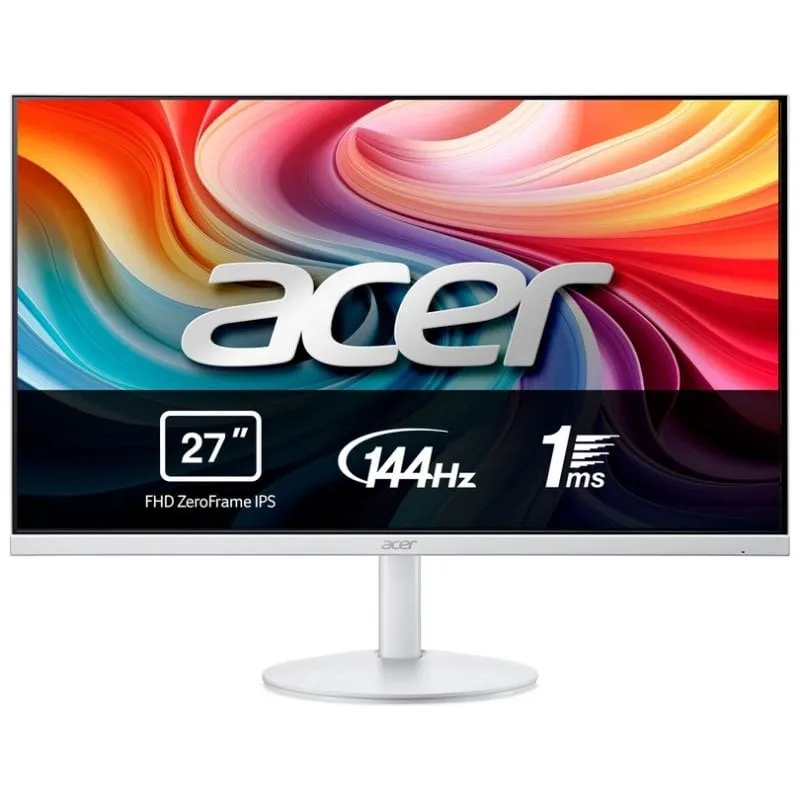 Monitor PC Acer SA3 SA273 P1wmix 27" FullHD 144Hz IPS FreeSync Altoparlanti Bianco