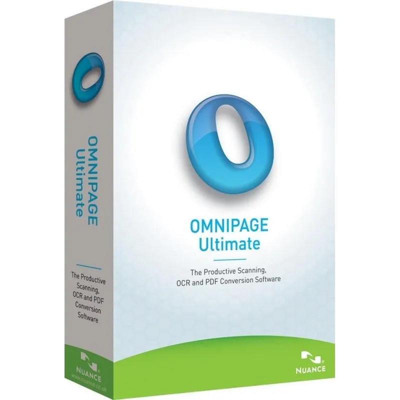 Software OCR Nuance OmniPage Ultimate ESD Windows