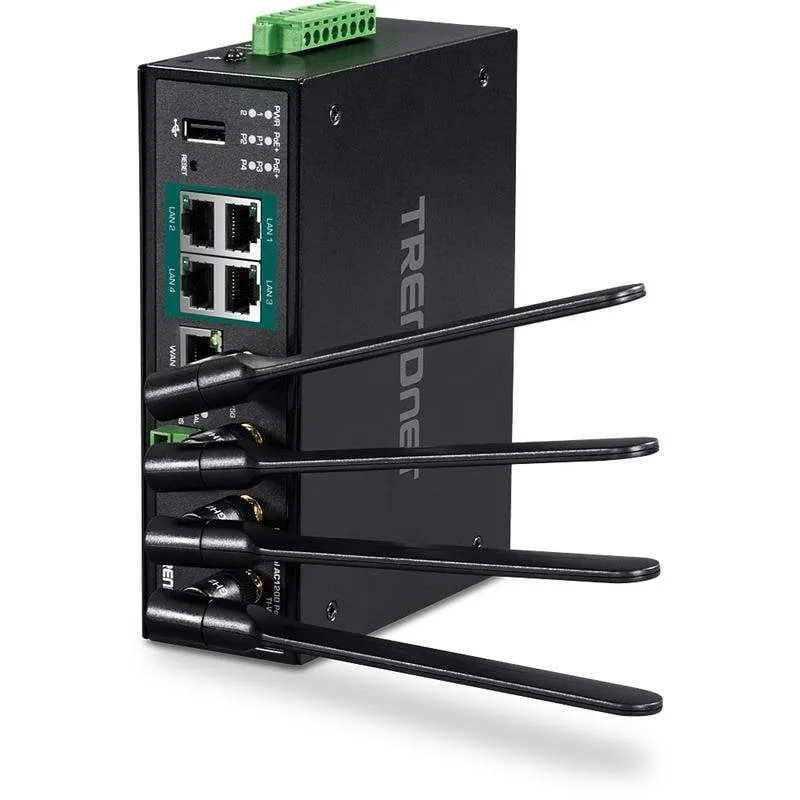 Router Trendnet TI-WP100 Ethernet WiFi 5 AC1200 Dual Band PoE+ Industriale
