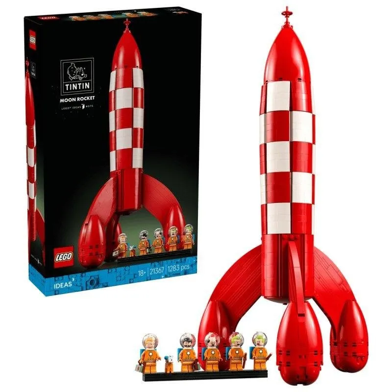 LEGO Ideas Razzo Lunare di Tintin 21367 1283 pezzi
