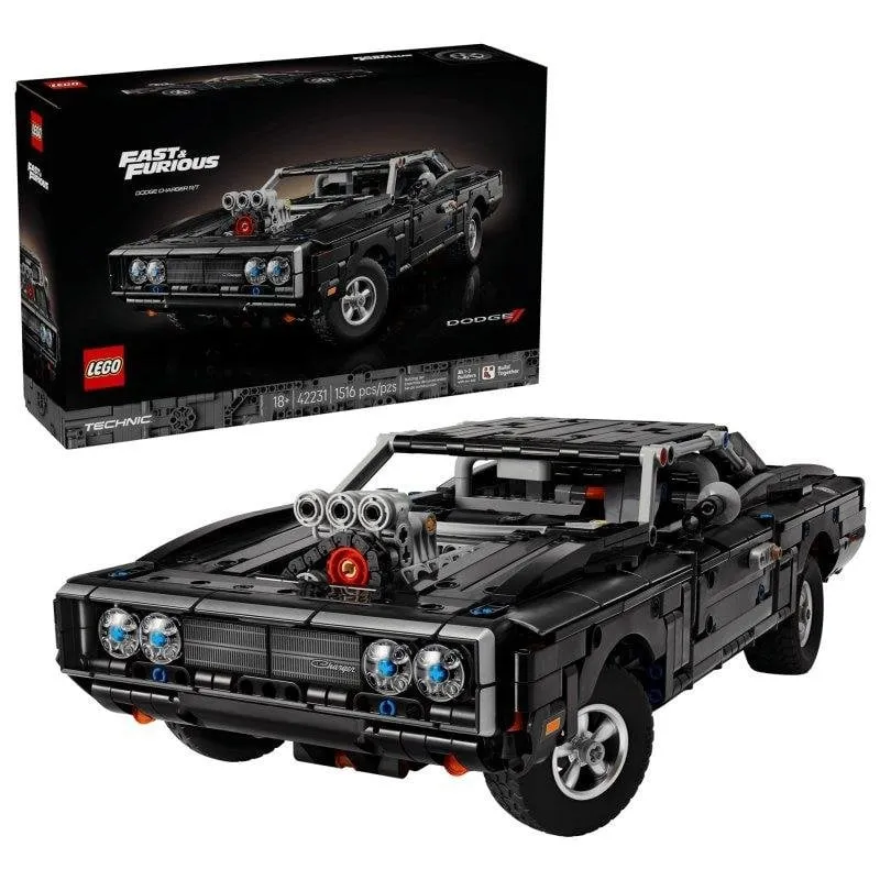LEGO Technic Coche Dodge Charger R/T de Fast and Furious 42231 1516 pezzi