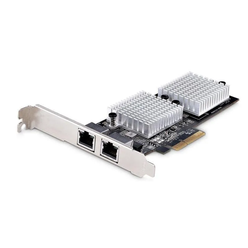 Tarjeta de Red Startech PCIe 3.0 x4 10GbE RJ45 Doppia Porta Jumbo Frames
