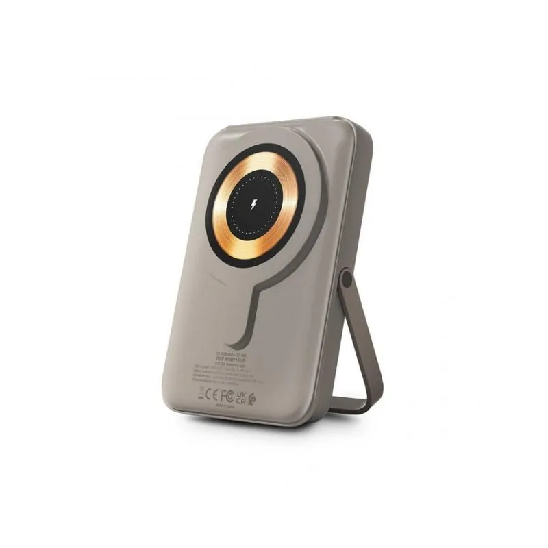 Batteria Esterna Urban Factory Magnee Power 10000 mAh Caricatore Wireless Sabbia