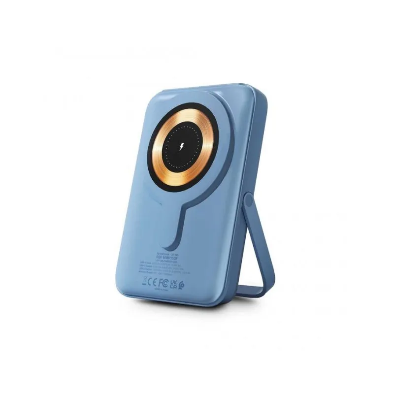 Batteria Esterna Urban Factory Magnee Power 10000 mAh Caricatore Senza Fili Blu