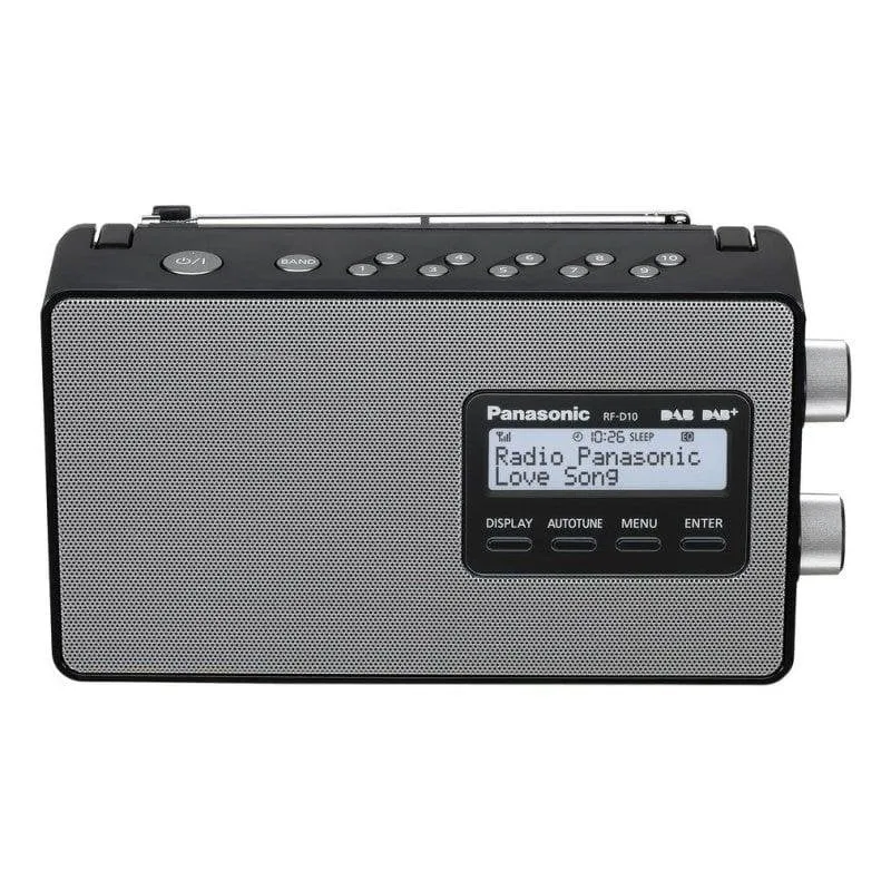 Radio Personale Panasonic RF-D10 Digital DAB+ FM 2W Nero