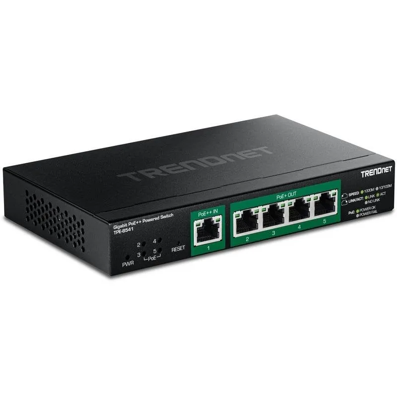 Switch Trendnet TPE-B541 Gestito 5 Porte Gigabit PoE++