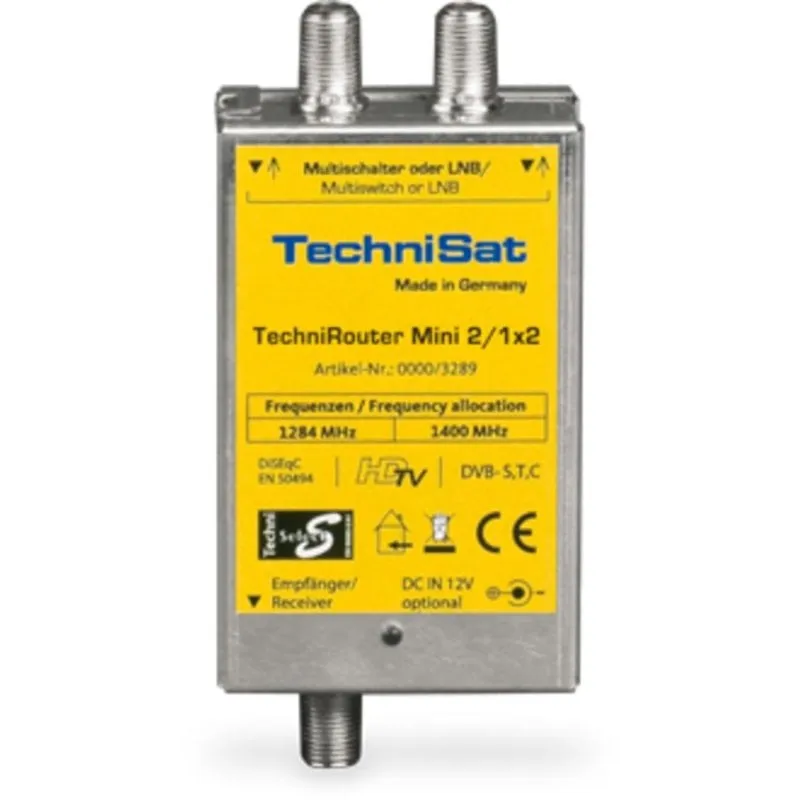 Commutatore TechniSat TechniRouter Mini 2/1x2