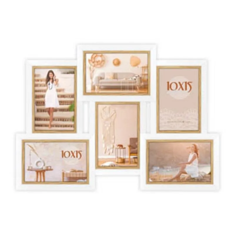 Cornice digitale ZEP Ayas 6Q MDF Bianco 10 x 15 cm Paesaggio/Ritratto
