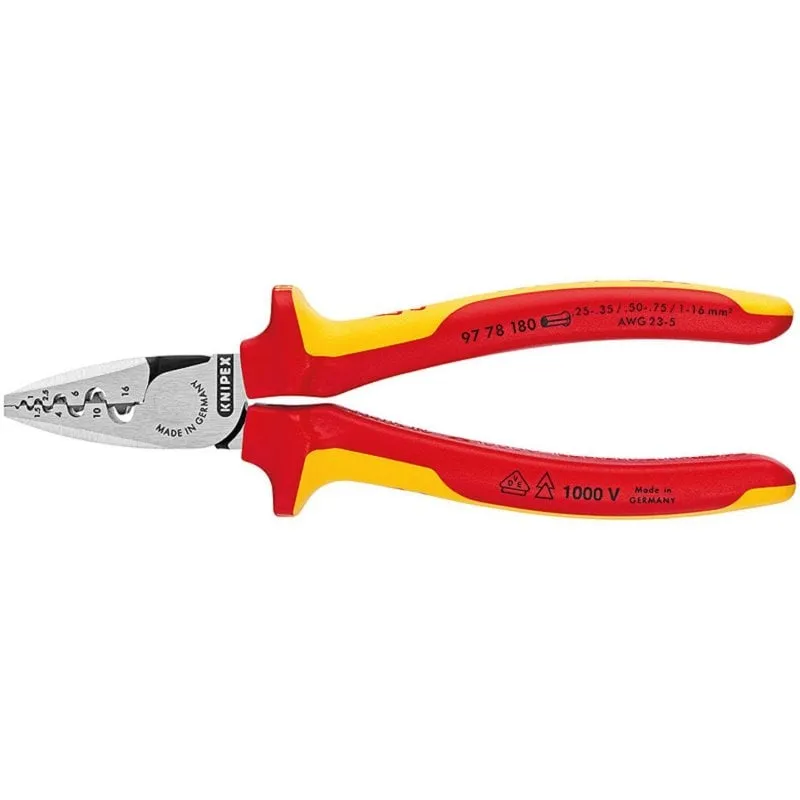 Crimpatura Knipex 97 78 180 Utensile Combinato 1,6 cm