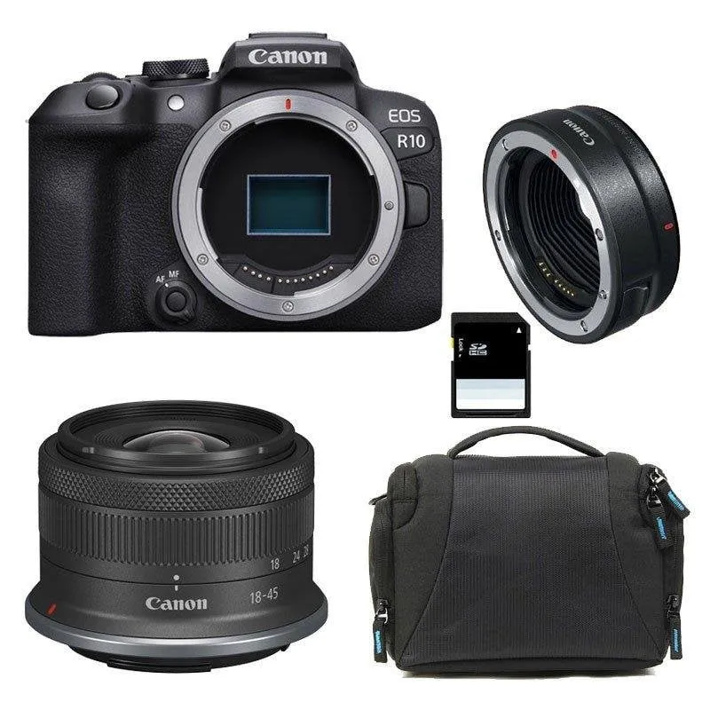 Fotocamera Mirrorless Canon EOS R10 24.2MP RF-S 18-45mm IS STM WiFi