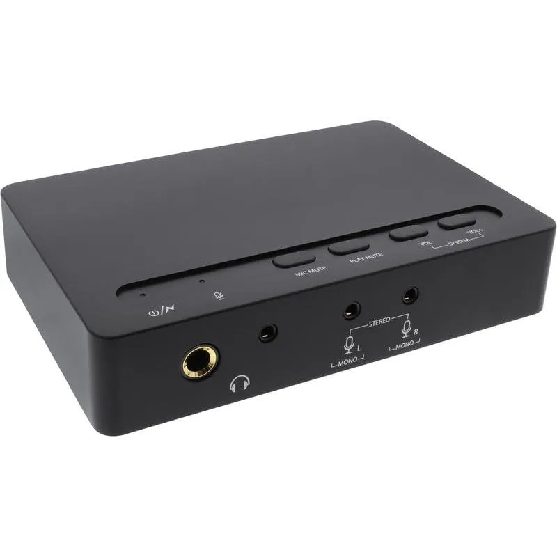 Convertitore Audio InLine 66670B Mini-USB Nero