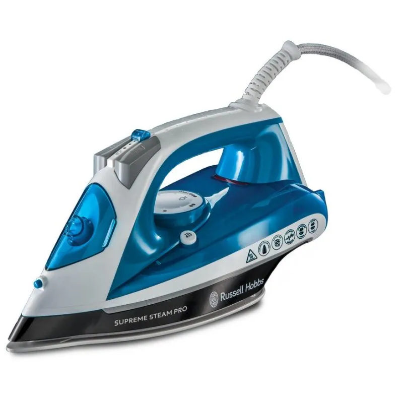 Ferro da stiro a vapore Russell Hobbs Supreme Steam Pro 2600 W Suola ceramica