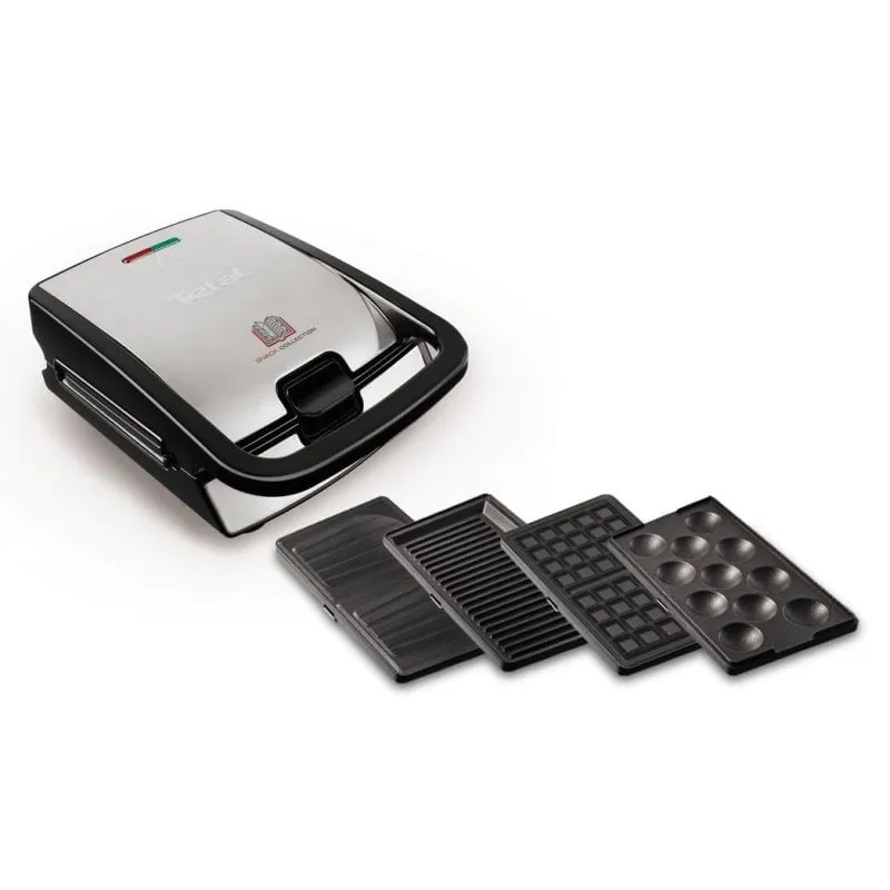 Sandwichera Tefal SW854D Nero Acciaio inossidabile 700 W