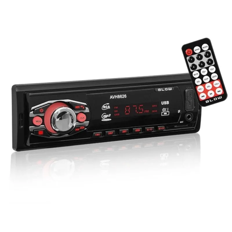 Radio Auto Blow AVH-8626 Bluetooth USB FM LCD Nero