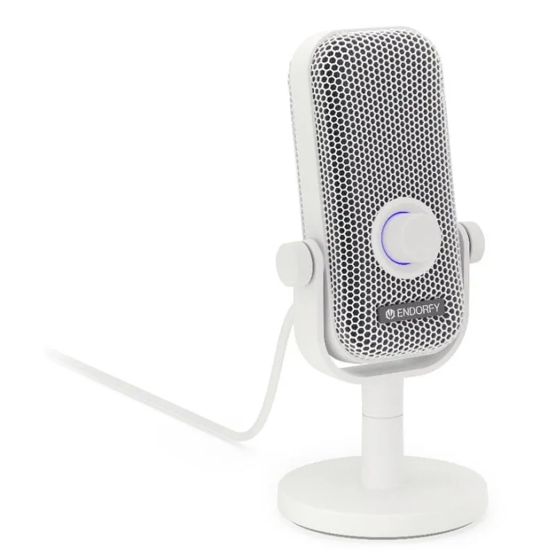 Microfono Endorfy Solum Voice S USB cardioide con controllo rotativo e LED