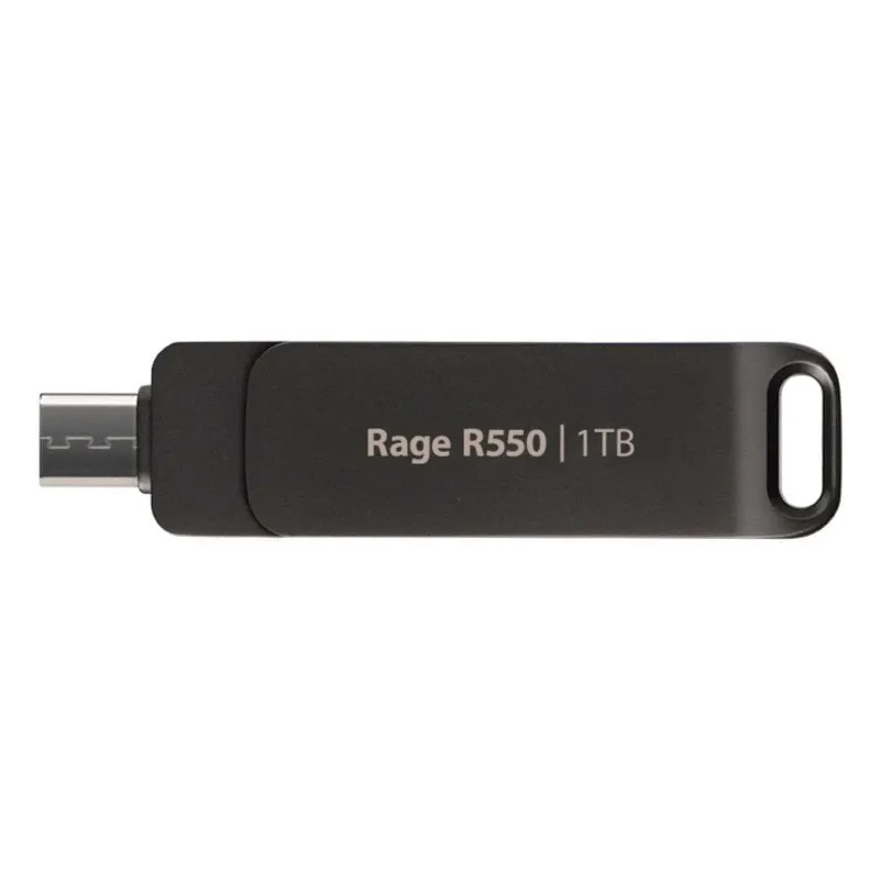 Unità Flash Patriot Rage R550 1 TB USB Type-A e Type-C 3.2 Gen 1 Nero