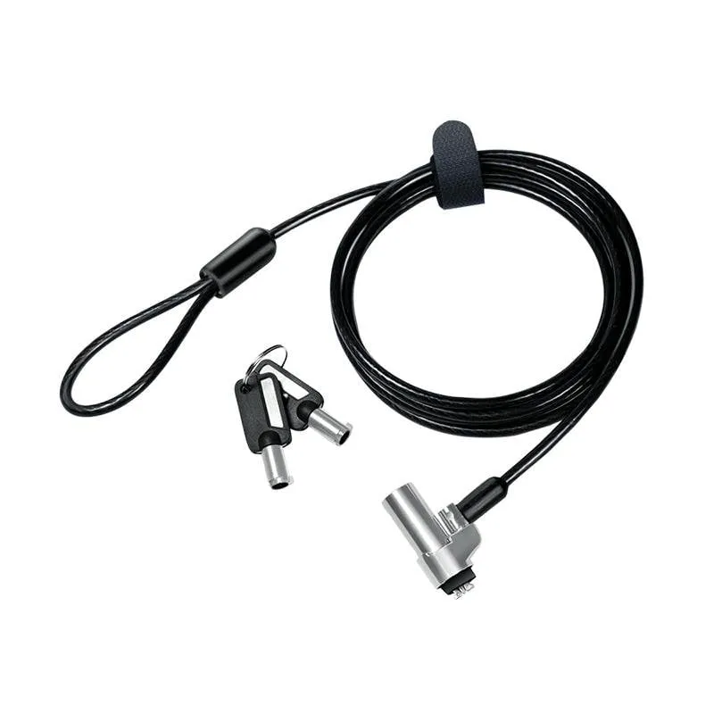 Cavo antifurto LogiLink NBS013 1,8 m con chiave Nero Argento