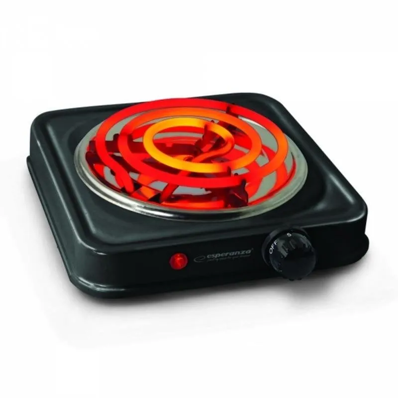 Piastra da cucina Esperanza EKH012K 21 cm 1 zona Nero