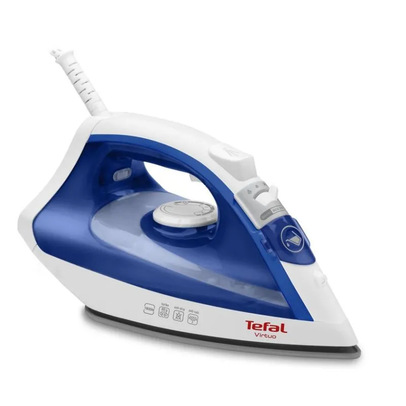 Ferro a vapore Tefal Virtuo FV1711 Suela Durilium 1800W Viola/Bianco