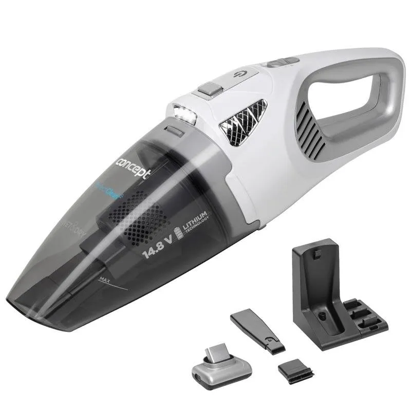 Aspirapolvere a Mano Concept VP4370 5500 Pa 40 min Mini Turbo Nero Bianco