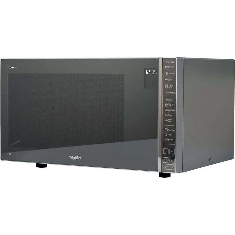 Microonde Whirlpool MWP 303 M 30 Litri 900W con Grill 1050W Touch Mirror
