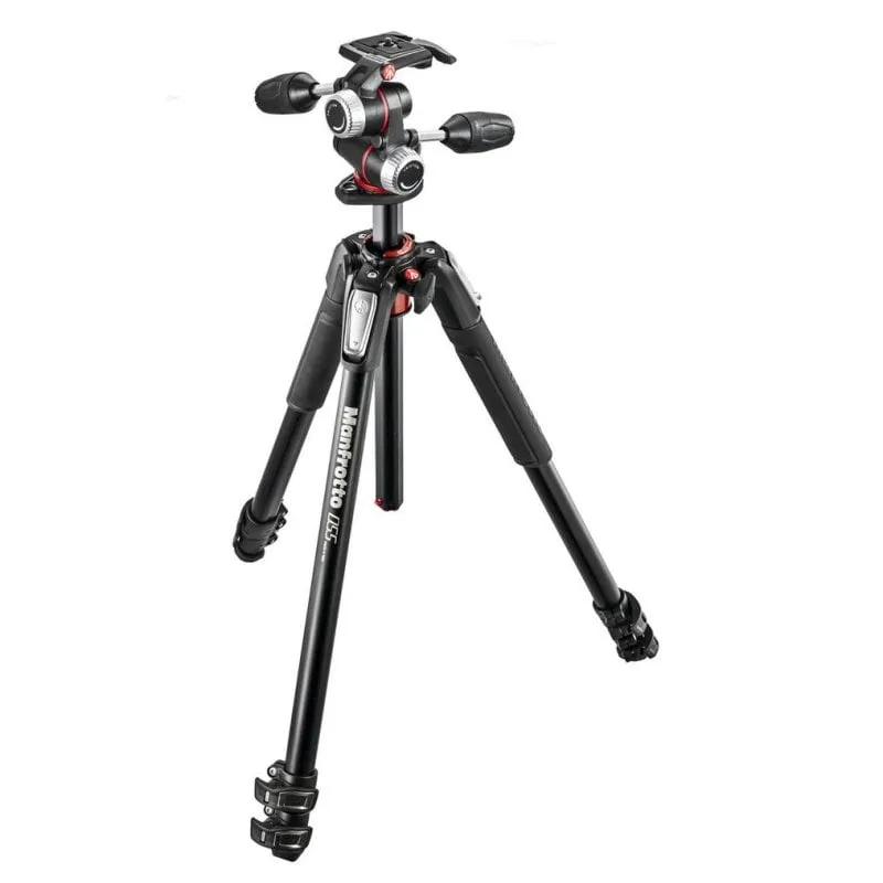 Tripode Alluminio 3 Sezioni Manfrotto MK055XPRO3-3W Testa 3-Vie