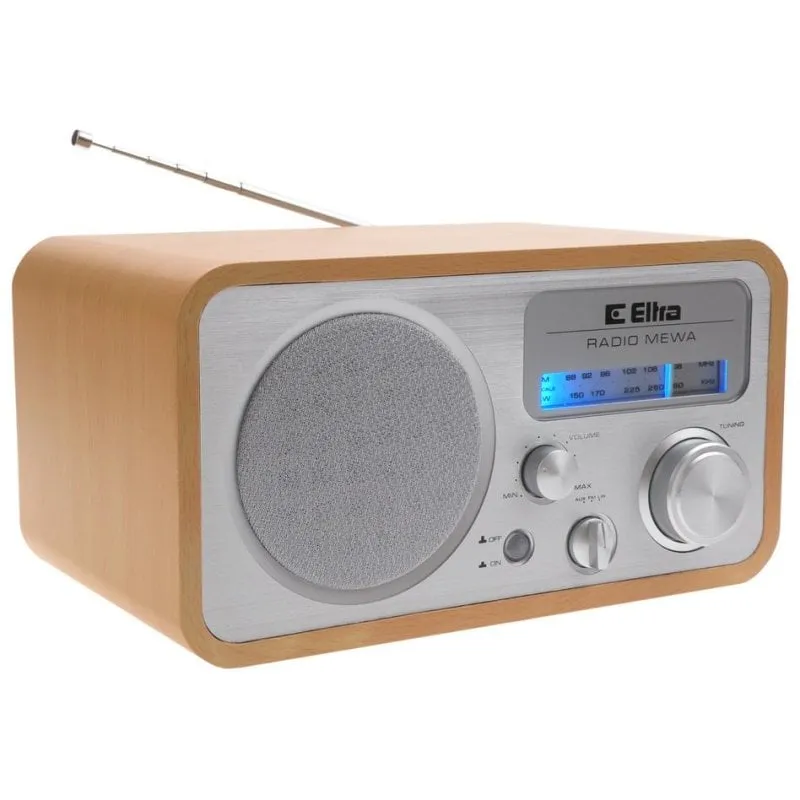 Radio Personale ELTRA MEWA Analogica FM/LW 2,5 W Argento