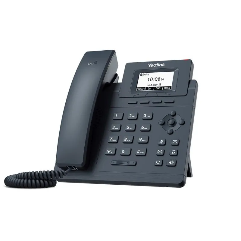 Telefono IP Yealink SIP-T30 Nero con Connessione Cablata