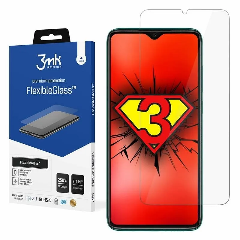 Protezione schermo 3MK FlexibleGlass per Redmi Note 8 Pro