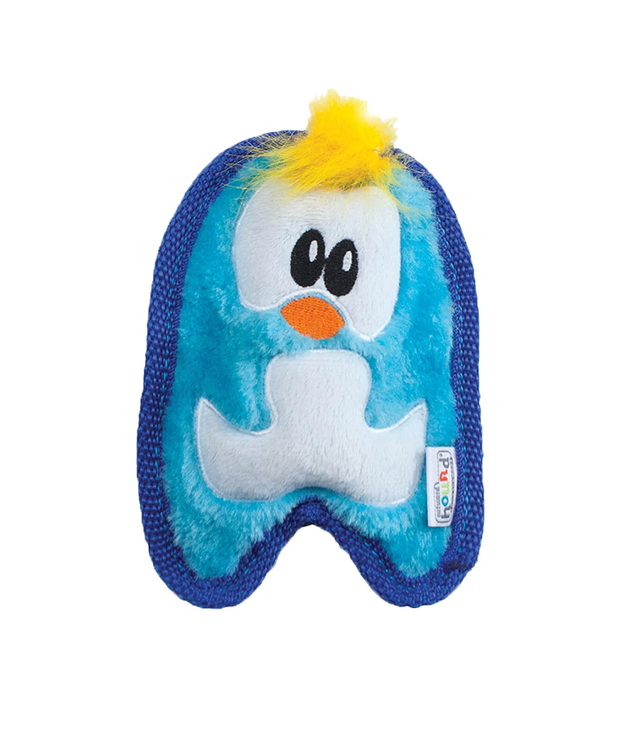 Outward Hound Invincibles Mini - gioco felpato a forma di pinguino - per cani - azzurro - XS