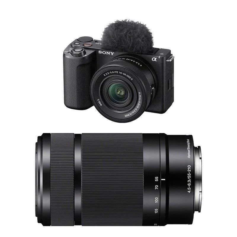 Fotocamera Mirrorless Sony Alpha ZV-E10 II 26MP 16-50mm 55-210mm WiFi