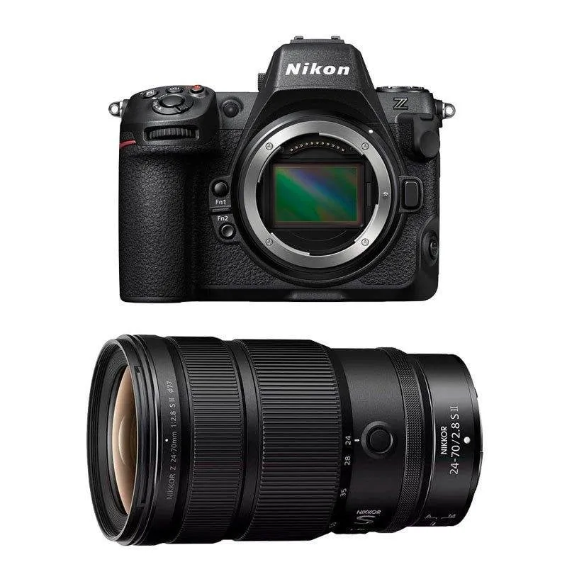 Fotocamera Mirrorless Nikon Z8 45,7MP 8K 24-70mm f/2.8 S II USB-C