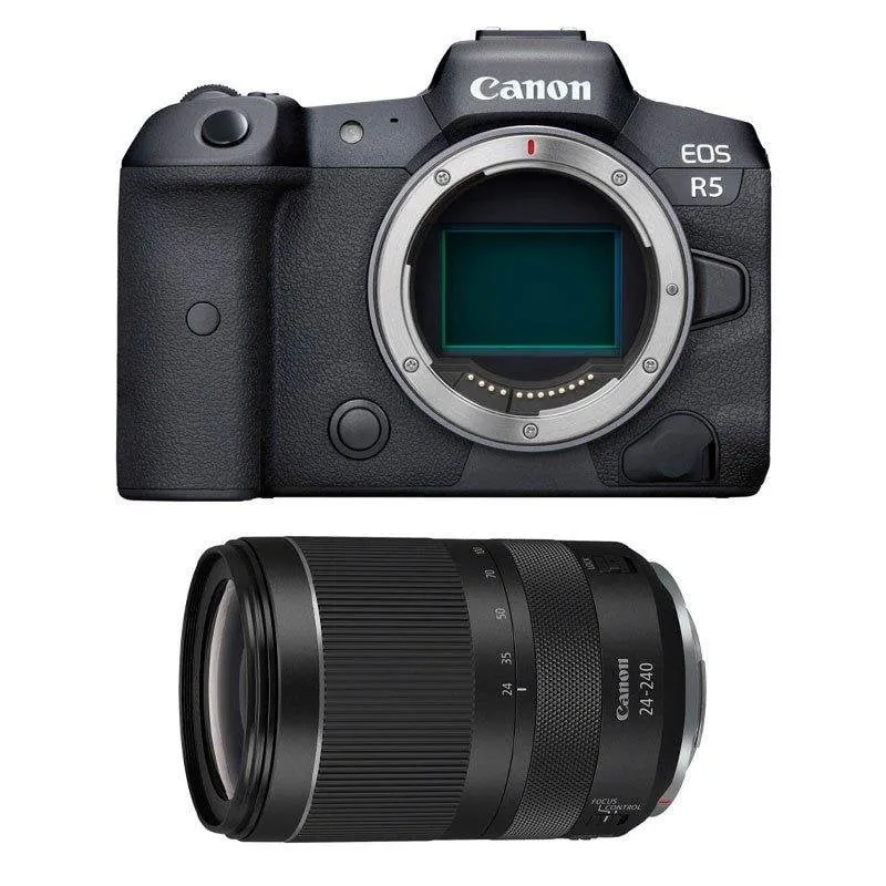 Fotocamera Mirrorless Canon EOS R5 45MP 24-240mm Full-Frame WiFi Bluetooth