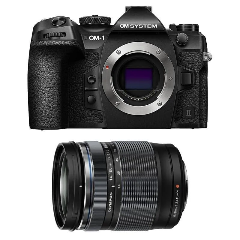 Fotocamera Mirrorless OM SYSTEM OM-1 Mark II 50MP 14-150mm Stabilizzazione IP53