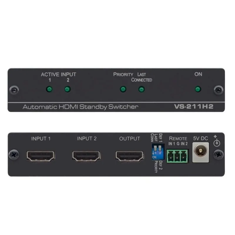 Commutatore Video Kramer VS-211H2 HDMI 2.0 Nero