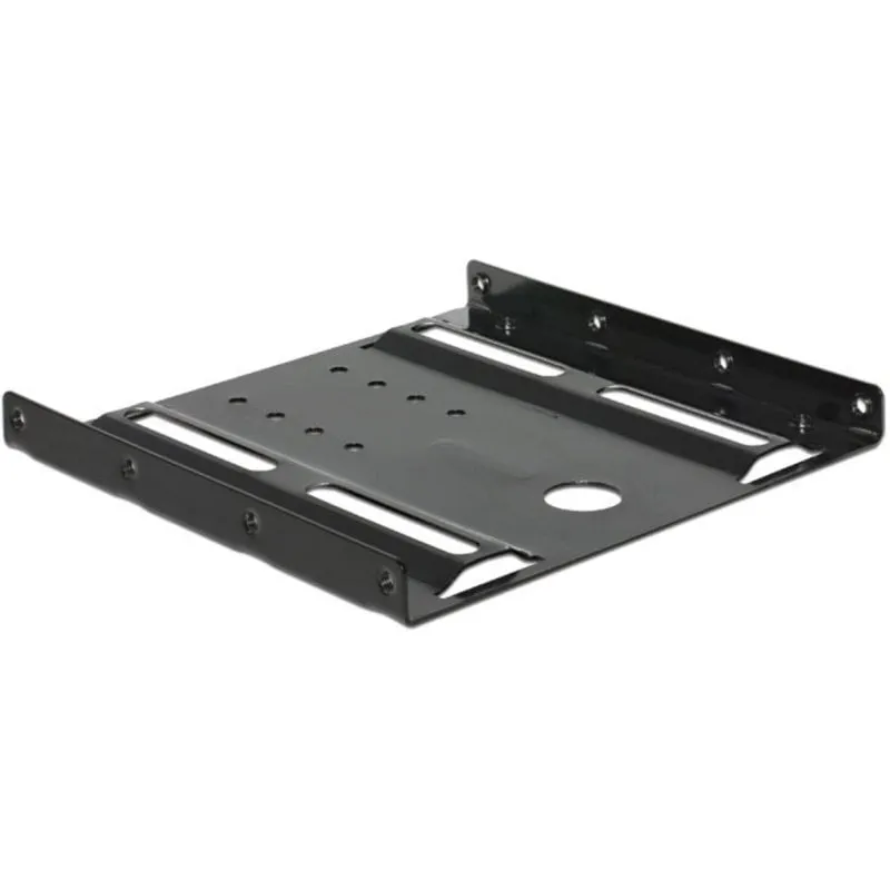 Carcassa di montaggio Delock per unità 2.5" in baia 3.5" nera