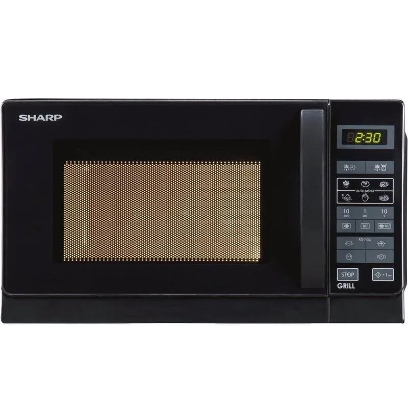 Microonde Sharp R-642BKW 20 Litri 800W con Grill Quartz e Display LED